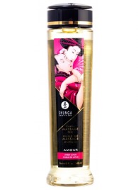 Массажное масло с ароматом цветов лотоса Amour - 240 мл. - Shunga - купить с доставкой в Нефтеюганске