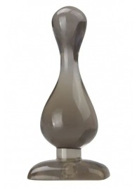 Дымчатый анальный плаг каплевидной формы - 10,5 см. - OYO
