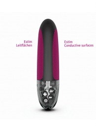 Черный вибратор с электростимуляцией Sleak Freak - 14 см. - MyStim - купить с доставкой в Нефтеюганске