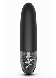 Черный вибратор с электростимуляцией Sleak Freak - 14 см. - MyStim - купить с доставкой в Нефтеюганске