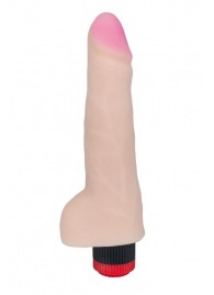 Реалистичный виброфаллос из неоскин - 18 см. - LOVETOY (А-Полимер)