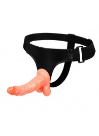 Реалистичный страпон на ремешках - 15,5 см. - Baile - купить с доставкой в Нефтеюганске