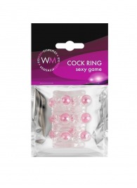 Прозрачная сквозная насадка на пенис с цветными шариками - Erowoman-Eroman - в Нефтеюганске купить с доставкой