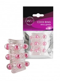 Прозрачная сквозная насадка на пенис с цветными шариками - Erowoman-Eroman - в Нефтеюганске купить с доставкой