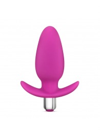 Розовая вибропробка Luxe Little Thumper - 12 см. - Blush Novelties