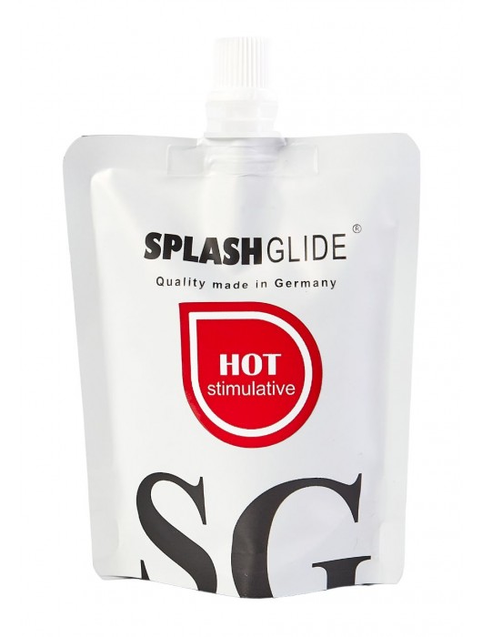 Возбуждающий лубрикант на водной основе Splashglide Hot Stimulative - 100 мл. - Splashglide - купить с доставкой в Нефтеюганске