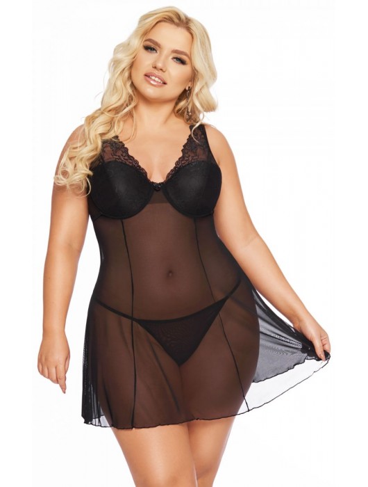 Полупрозрачная сорочка Berta - SoftLine купить с доставкой