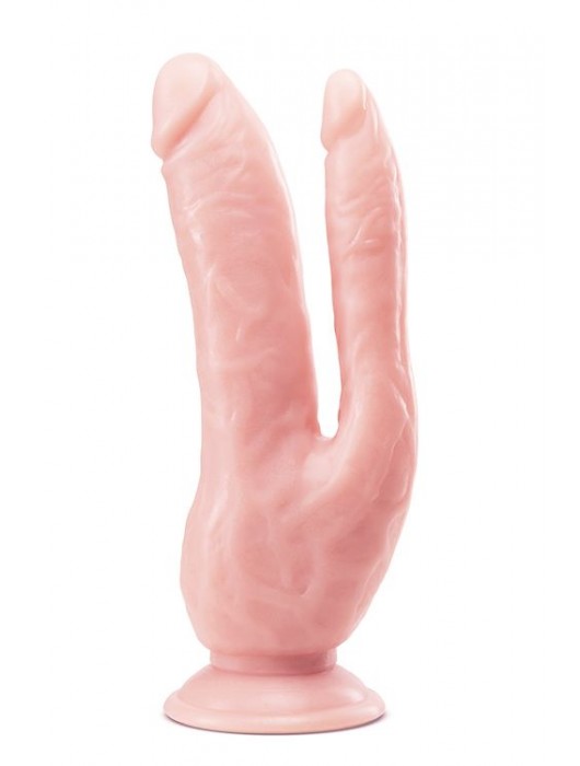 Телесный фаллоимитатор 8 Inch DP Cock - 20,32 см. - Blush Novelties
