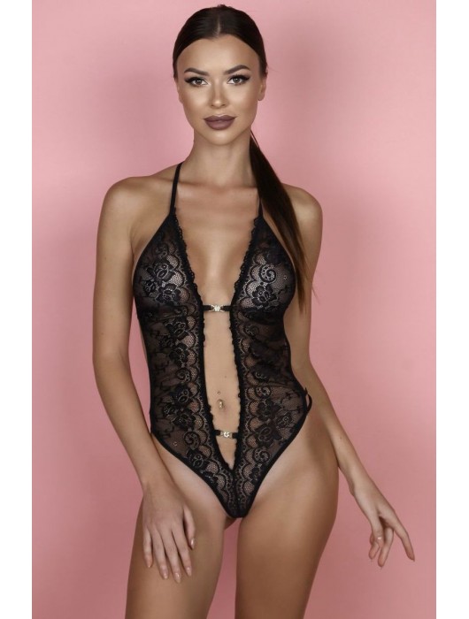 Чарующее боди с металлическими перемычками - Amor El купить с доставкой