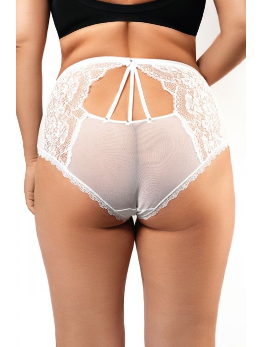 Высокие трусики из полупрозрачной сетки и кружева - Amor El купить с доставкой